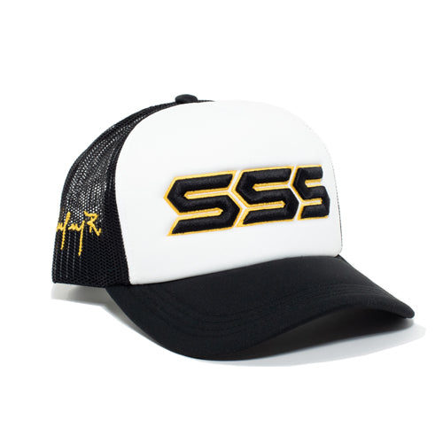 TRIPLES SIGNATURE TRUCKER HAT BLACK/WHITE