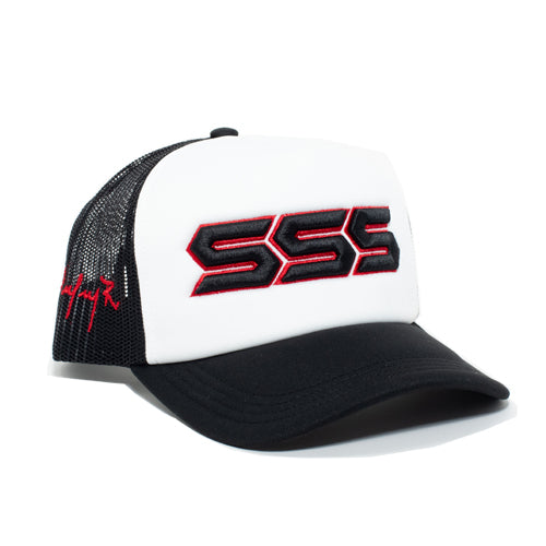 TRIPLES SIGNATURETRUCKER HAT BLACK/WHITE
