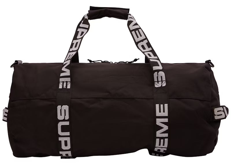 SUPREME DUFFLE BAG BLACK SS18 M