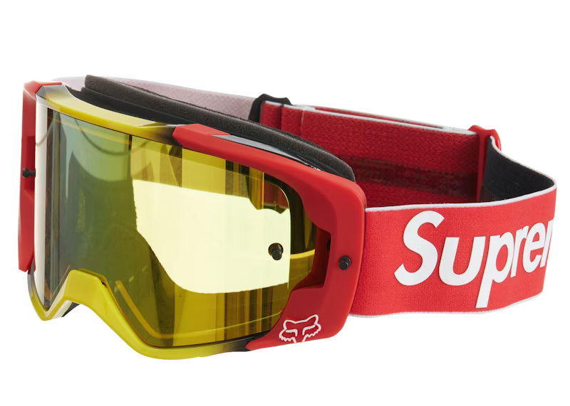 SUPREME HONDA FOX RACING VUE GOGGLES RED