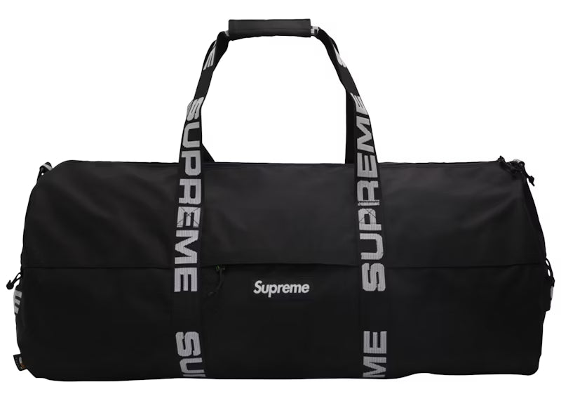 SUPREME DUFFLE BAG BLACK SS18 L