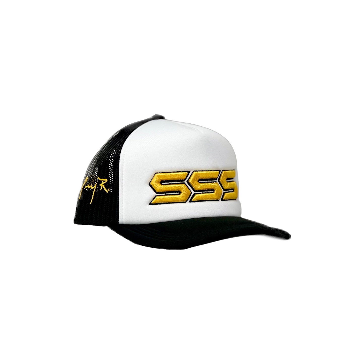 TRIPLES SIGNATURE TRUCKER HAT BLACK/WHITE