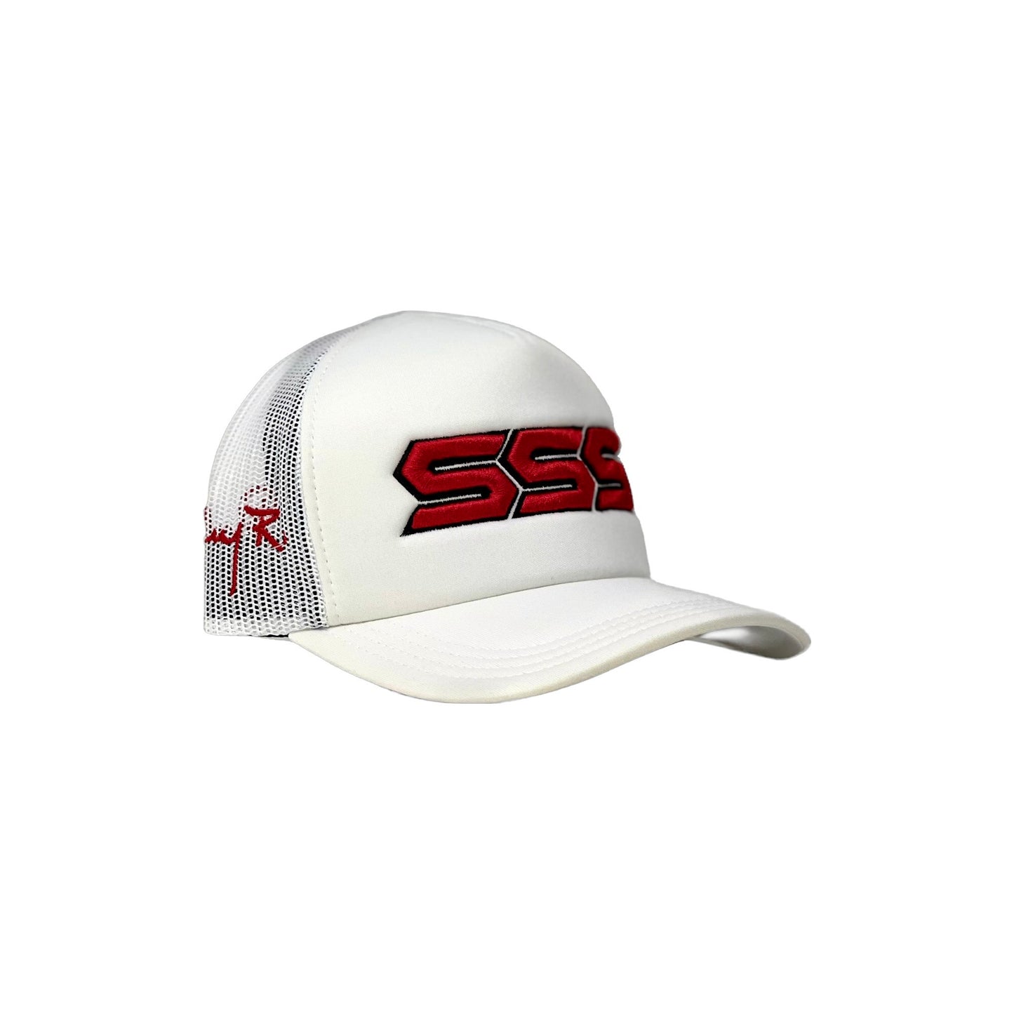 TRIPLES SIGNATURE TRUCKER HAT WHITE
