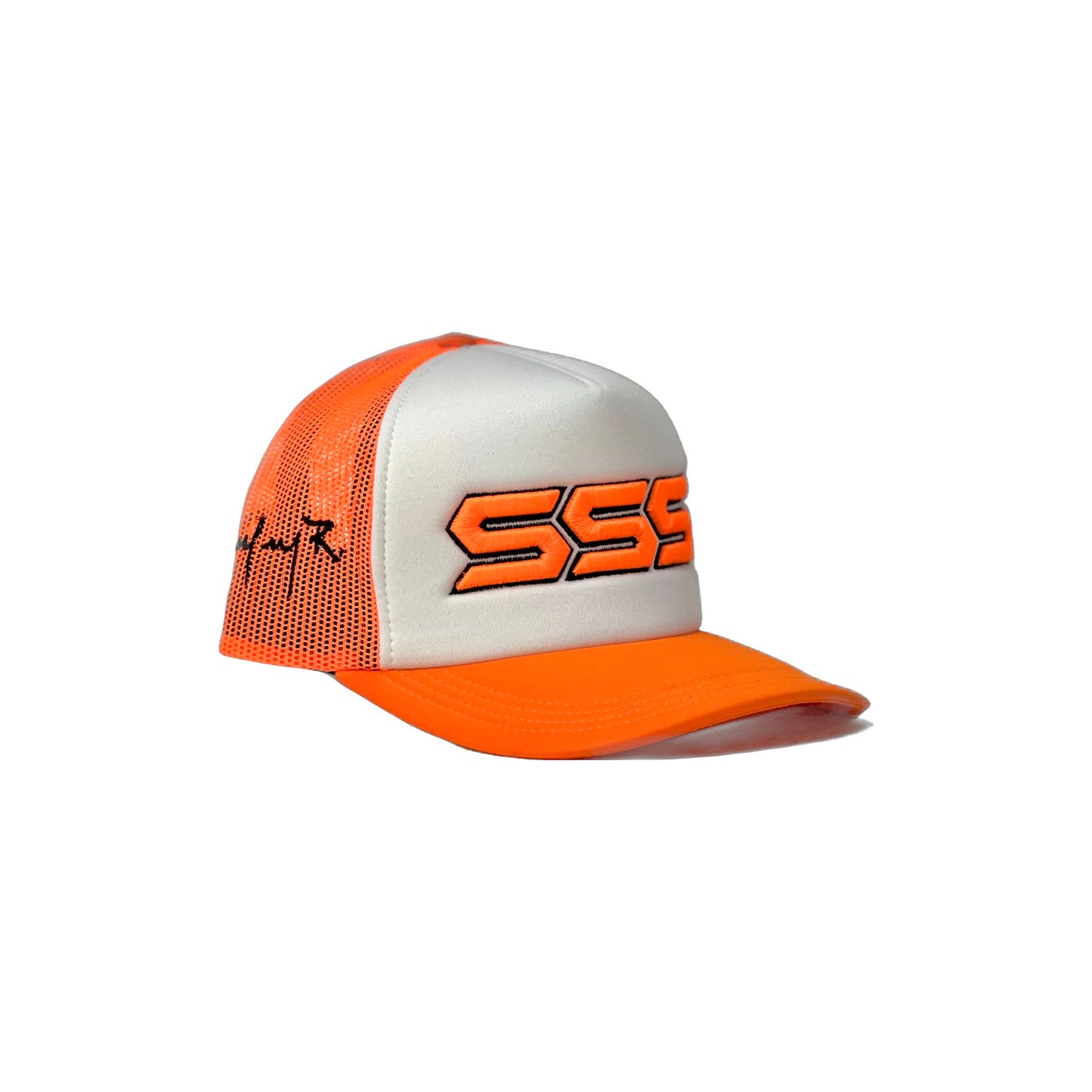 TRIPLES SIGNATURE TRUCKER HAT ORANGE/WHITE