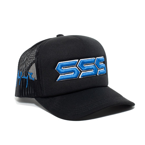 TRIPLES SIGNATURE TRUCKER HAT BLACK