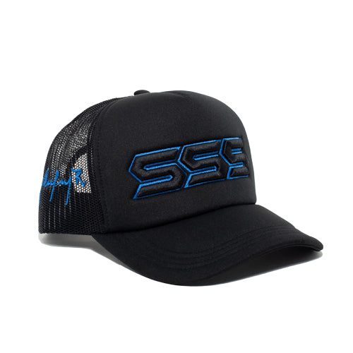 TRPLES SIGNATURE TRUCKER HAT BLACK