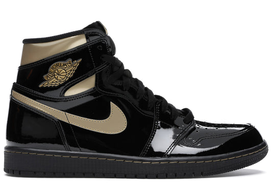 JORDAN 1 RETRO HIGH BLACK METALLIC GOLD (2020)