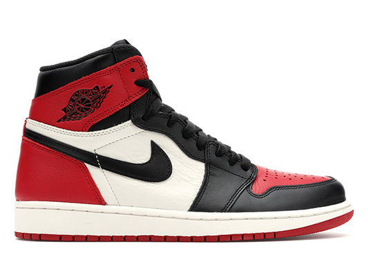 JORDAN 1 RETRO HIGH BRED TOE