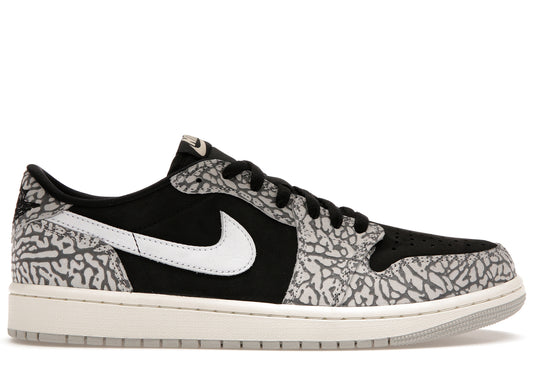 JORDAN 1 RETRO LOW OG BLACK CEMENT