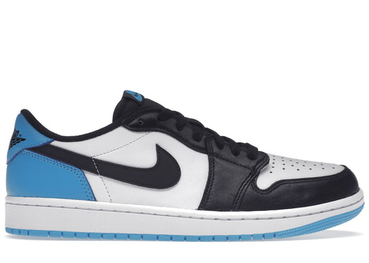 JORDAN 1 RETRO LOW OG BLACK DARK POWDER BLUE