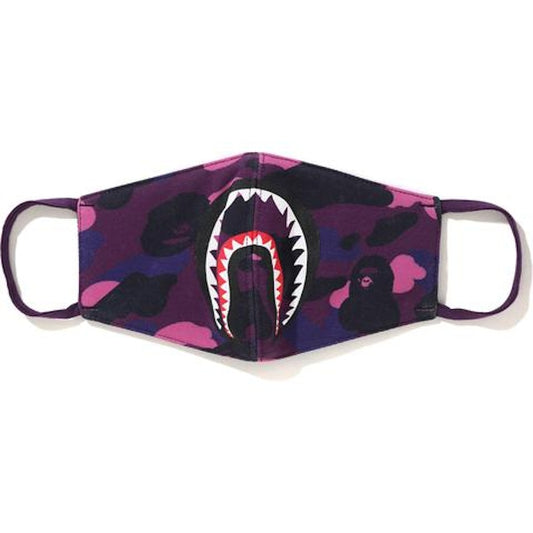 BAPE CAMO SHARK MASK PURPLE