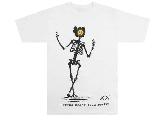 KAWS X CATUS PLANT FLEA MARKET T-SHIRT WHITE