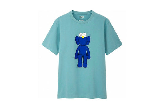 KAWS X UNIQLO BLUE BFF TEE  GREEN