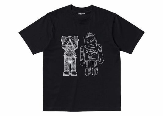 KAWS X UNIQLO WARHOL GRAPHIC TEE BLACK