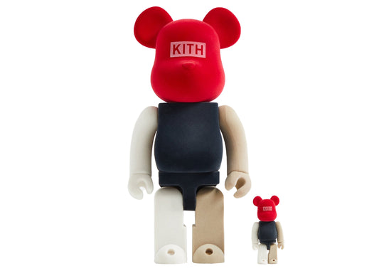 BEARBRICK X KITH KITHMAS 2021 100% & 400% PYRE