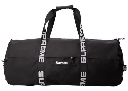 SUPREME DUFFLE BAG BLACK SS18 M