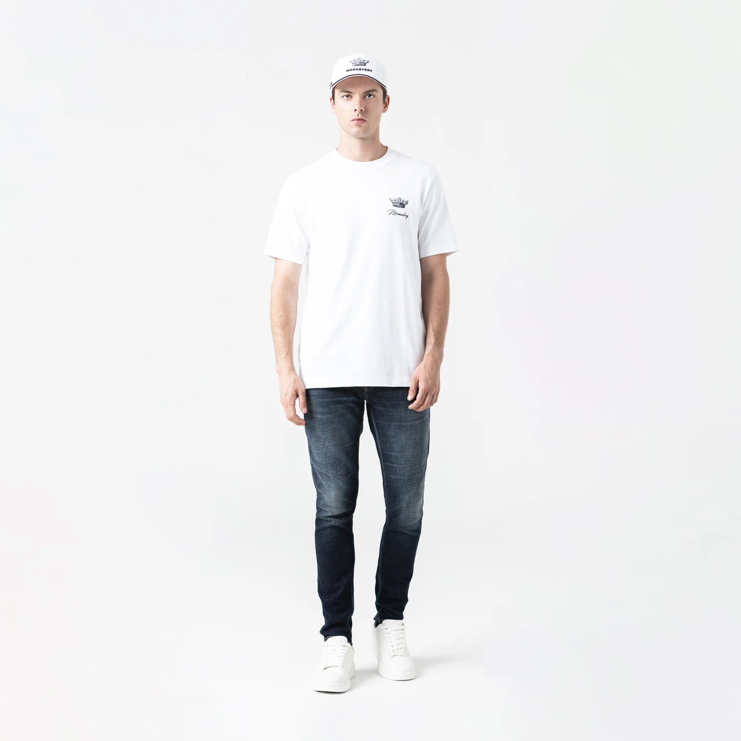 MONASTERY WARSEL T-SHIRT MEN WHITE