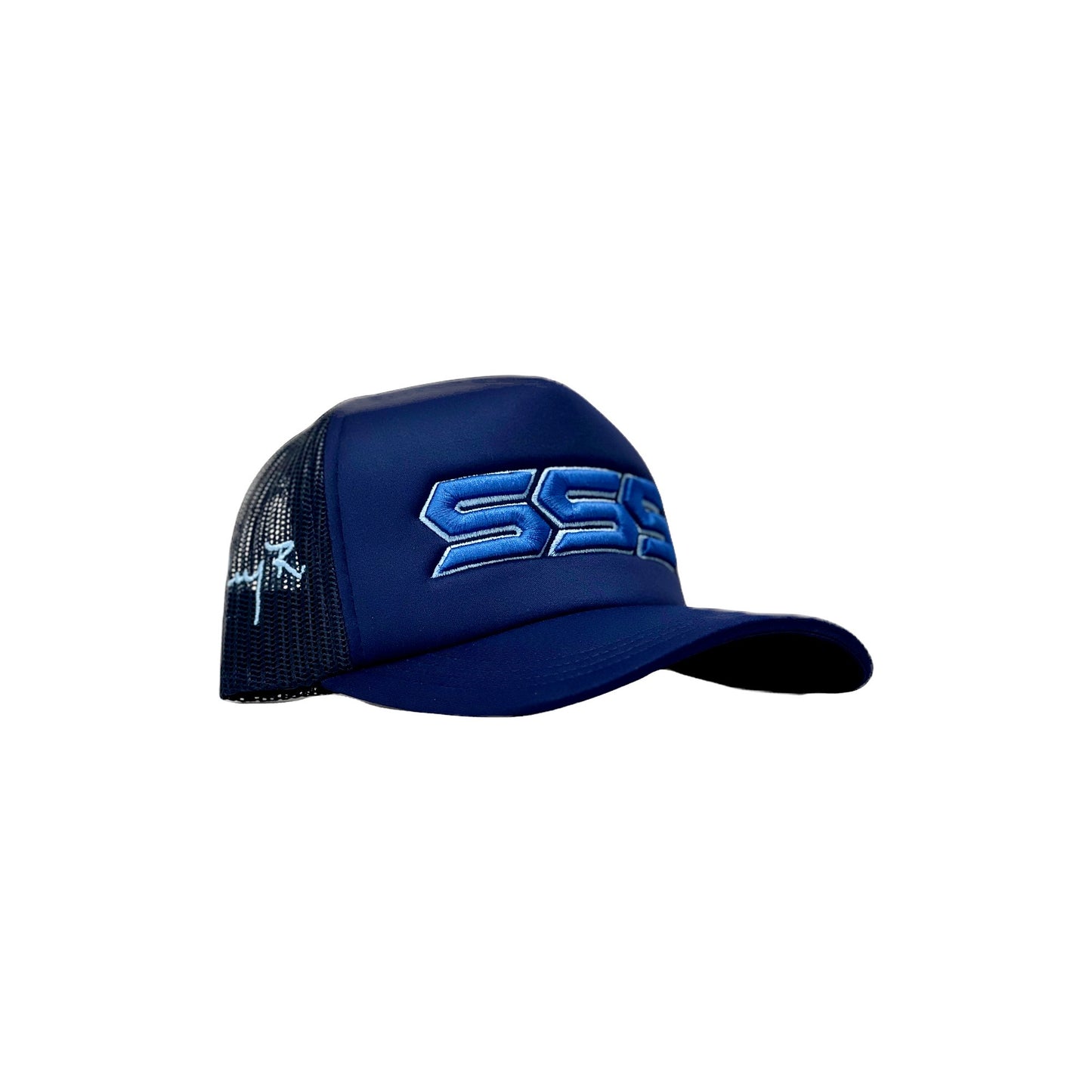 TRIPLES SIGNATURE TRUCKER HAT NAVY
