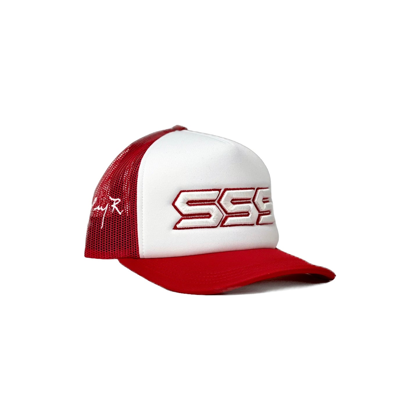 TRIPLES SIGNATURE TRUCKER HAT RED/WHITE