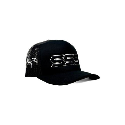 TRIPLES SIGNATURE TRUCKER HAT BLACK