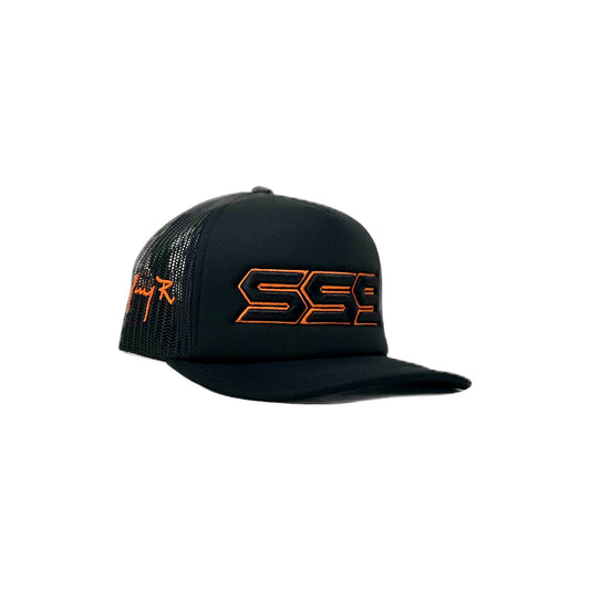 TRIPLES SIGNATURE TRUCKER HAT BLACK