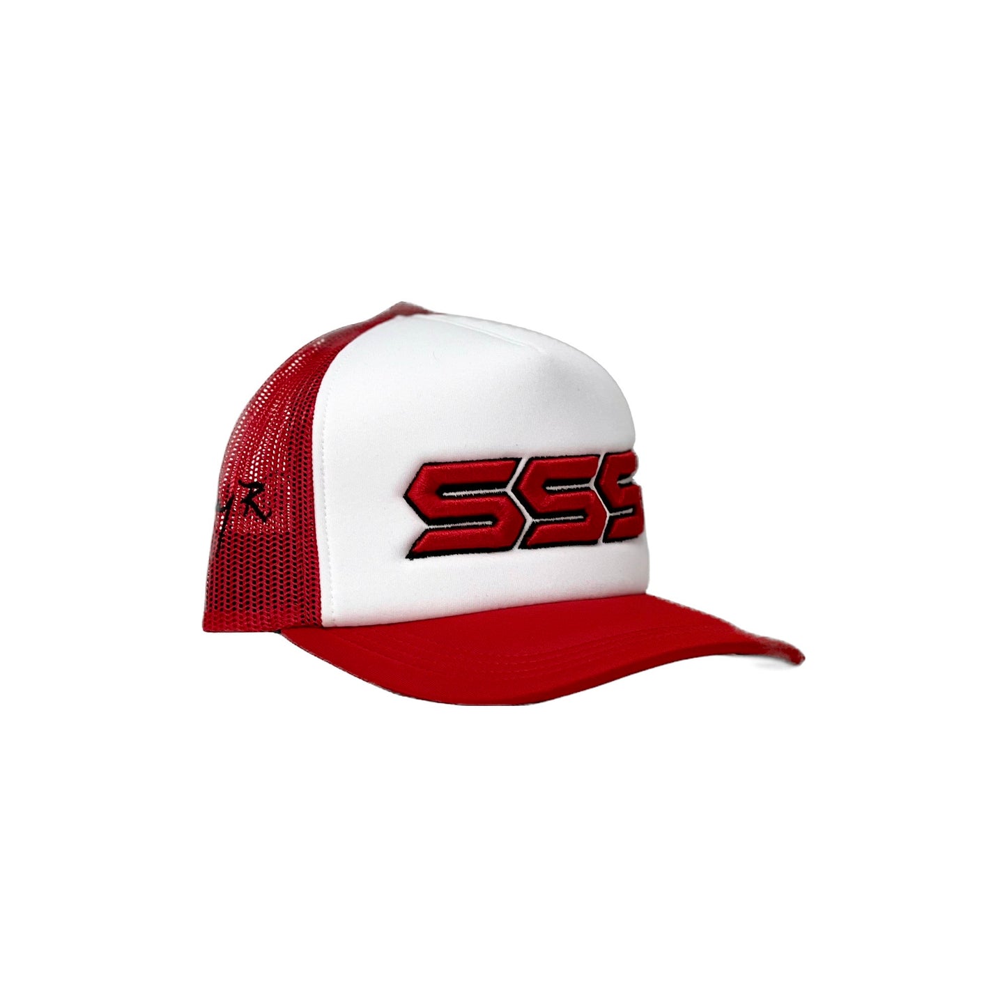 TRIPLES SIGNATURE TRUCKER HAT RED/WHITE