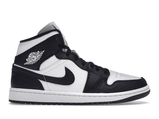 JORDAN 1 MID SPLIT BLACK WHITE (W)